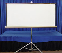 Projector screen rental