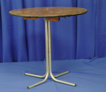 Round table rental with seats 2