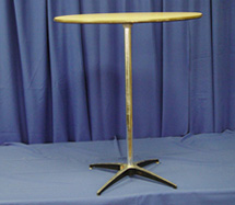 Round cocktail table with seats 4