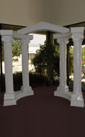 Lighted Roman Column set