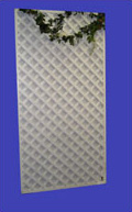 White Lattice Panel