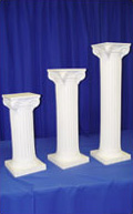 White columns