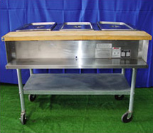 3 Well propane steam table rental 