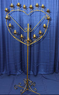Heart Shaped-16-light-candelabra