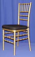 Gold chiavari chair rentals