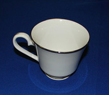 Coffee Cup white platinum