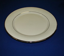 Dinner plate Ivory with gold