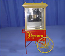 Popcorn machine rental with cart