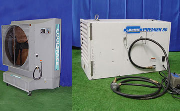 Heater Air conditioning rental Los Angeles