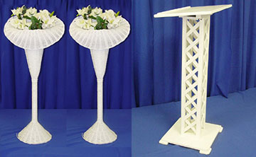 Wedding rentals, Wedding party supplies