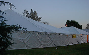Sidewalls for tents, Side wall rental, Wedding ten
