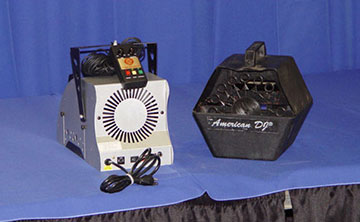 Dance floor, fog, bubble and karaoke machine